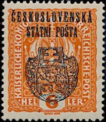 Austria Stamps Overprinted "ČESKOSLOVENSKÁ STÁTNÍ POŠTA"