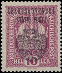 Austria Stamps Overprinted "ČESKOSLOVENSKÁ STÁTNÍ POŠTA"