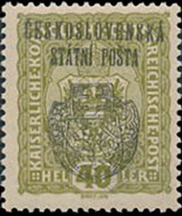 Austria Stamps Overprinted "ČESKOSLOVENSKÁ STÁTNÍ POŠTA"