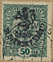 Austria Stamps Overprinted "ČESKO-SLOVENSKÝ STÁT" and Lion