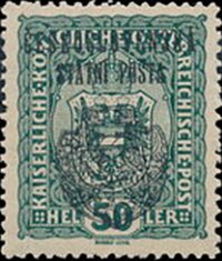 Austria Stamps Overprinted "ČESKOSLOVENSKÁ STÁTNÍ POŠTA"