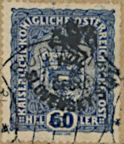 Austria Stamps Overprinted "ČESKO-SLOVENSKÝ STÁT" and Lion