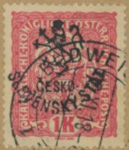 Austria Stamps Overprinted "ČESKO-SLOVENSKÝ STÁT" and Lion