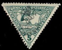 Austria Stamps Overprinted "ČESKO-SLOVENSKÝ STÁT" and Lion