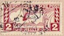 Austria Stamps Overprinted "ČESKO-SLOVENSKÝ STÁT" and Lion