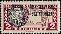 Austrian Express Stamp ovpr. "ČESKOSLOVENSKÁ STÁTNÍ POŠTA"