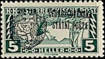 Austrian Express Stamp ovpr. "ČESKOSLOVENSKÁ STÁTNÍ POŠTA"