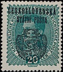 Austria Stamps Overprinted "ČESKOSLOVENSKÁ STÁTNÍ POŠTA"