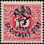 Austria Stamps Overprinted "ČESKO-SLOVENSKÝ STÁT" and Lion