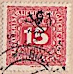 Austria Stamps Overprinted "ČESKO-SLOVENSKÝ STÁT" and Lion