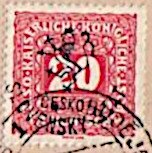 Austria Stamps Overprinted "ČESKO-SLOVENSKÝ STÁT" and Lion