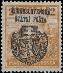 Hungarian Reaper Stamp ovpr. ČESKOSLOVENSKÁ STÁTNÍ POŠTA