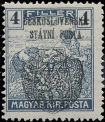 Hungarian Reaper Stamp ovpr. ČESKOSLOVENSKÁ STÁTNÍ POŠTA