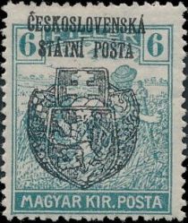 Hungarian Reaper Stamp ovpr. ČESKOSLOVENSKÁ STÁTNÍ POŠTA