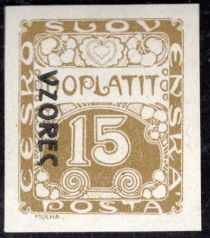 Postage Due - overprint "VZOREC"