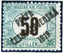 Hungarian Stamps from 1903-1914 overprinted