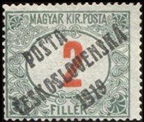 Hungarian Stamps from 1915-1918 overprinted