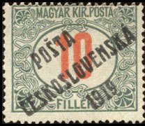 Hungarian Stamps from 1915-1918 overprinted