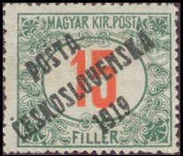 Hungarian Stamps from 1915-1918 overprinted