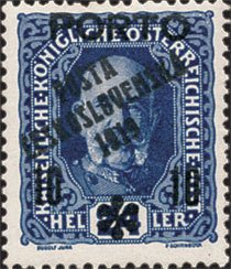 Austrian Porto Stamps 1916-18 overprinted