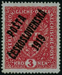 Austrian Stamps of 1916-18 overprinted, slender format