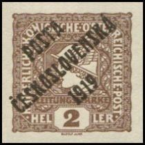 Austrian Newspaper Stamps 1916 overprinted