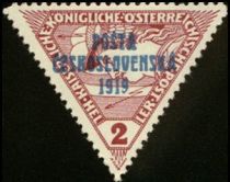 Austrian Express Mail from 1916 overprinted