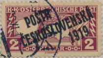 Austrian Express Mail from 1917 overprinted