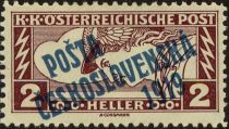 Austrian Express Mail from 1917 overprinted