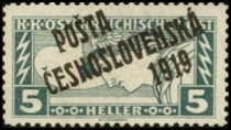 Austrian Express Mail from 1917 overprinted