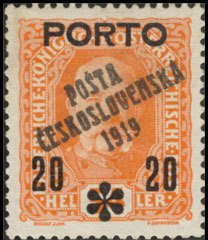 Austrian Porto Stamps 1916-18 overprinted