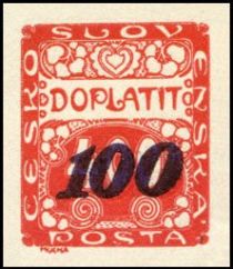 Postage Due - overprint