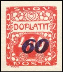 Postage Due - overprint