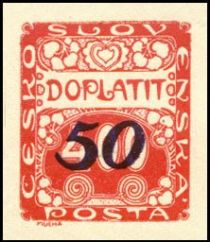 Postage Due - overprint