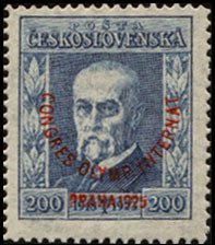 Tomáš Garrigue Masaryk - Olympic Congress in Prague