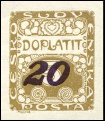 Postage Due - overprint