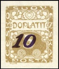 Postage Due - overprint