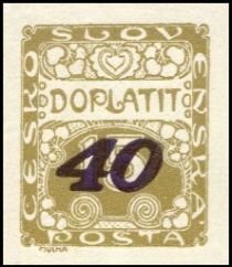 Postage Due - overprint