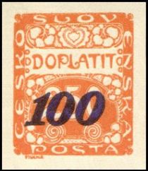 Postage Due - overprint