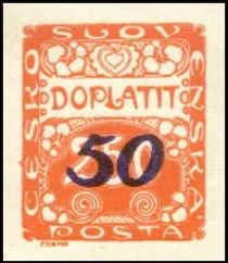 Postage Due - overprint