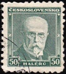 Tomáš Garrigue Masaryk (1850-1937), president