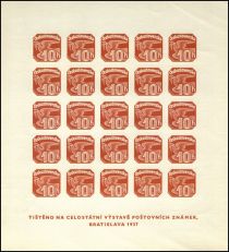 Stamps Exhibition, Bratislava 1937