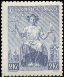 First Czechoslovak Stamps, 20th Anniversary