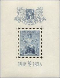 First Czechoslovak Stamps, 20th Anniversary