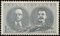 Vladimir Lenin and Josef Stalin