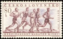 Marathon race, Kosice, 1956