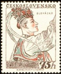 Slovacko man costume, Moravia