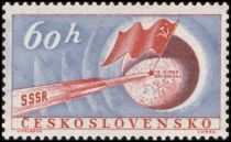 Soviet Spaceship on the Moon