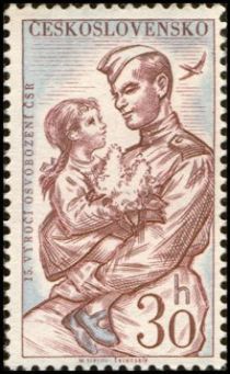 Soldier Holding Child