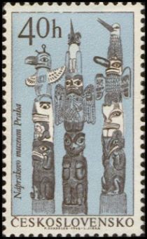 Haida totem poles